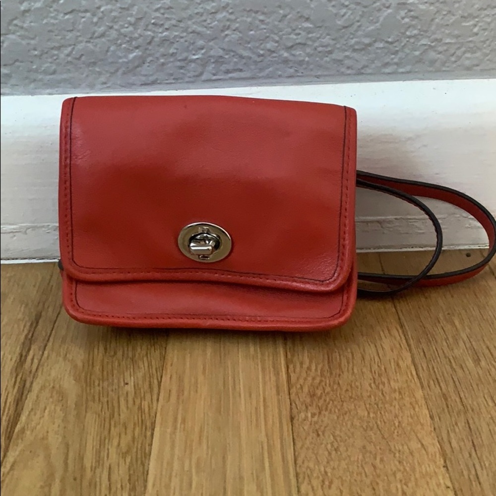 Salmon Colored Coach Purse
